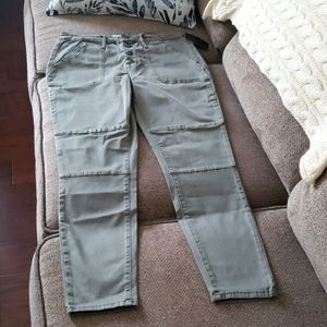 Mossimo gray button placket high rise jeggings